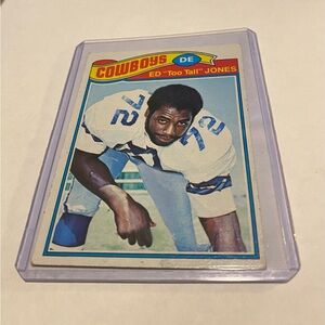 Ed "too tall" Jones 1977 Topps Football Card # 314 Vintage Dallas Cowboys